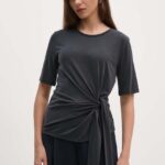 Sisley tricou culoarea negru, 350XL106A