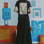 Medicine tricou din bumbac femei, culoarea negru