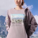 Medicine tricou din bumbac femei, culoarea violet