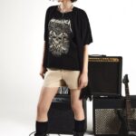 Medicine tricou din bumbac femei, culoarea negru
