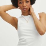 Medicine tricou femei, culoarea alb