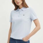 Lacoste tricou din bumbac cu guler