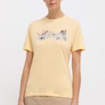 Columbia tricou Bluebird Day femei, culoarea portocaliu 1934002