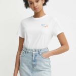MC2 Saint Barth tricou din bumbac femei, culoarea alb