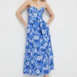 Bardot rochie ini, evazati