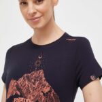 Viking tricou sport Hopi femei, culoarea albastru marin