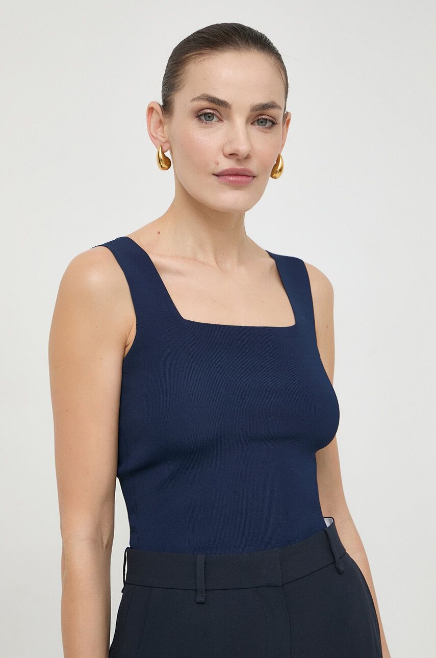 SS24-BDD0CJ-59X_F1 Marella top femei, culoarea bleumarin 2413360000000 - imagine 1