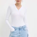 La Mania body CHLOE femei, culoarea alb, CHLOE