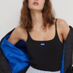 HUGO Blue body femei, culoarea negru 50510845