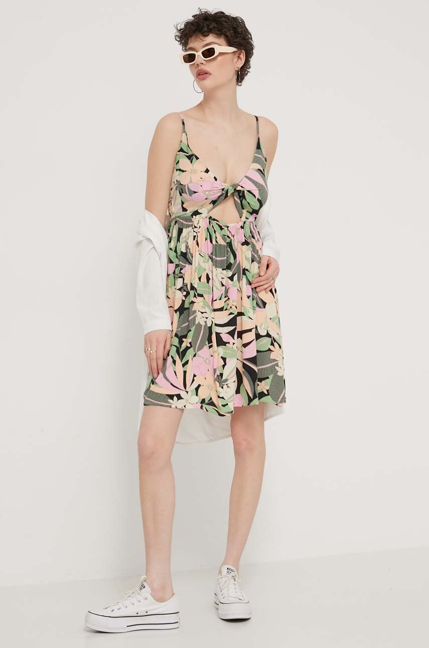 SS24-BID0UK-MLC_F1 Roxy rochie Eining Glow ini, evazati, ERJWD03787 - imagine 1