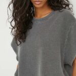 American Vintage tricou femei, culoarea gri