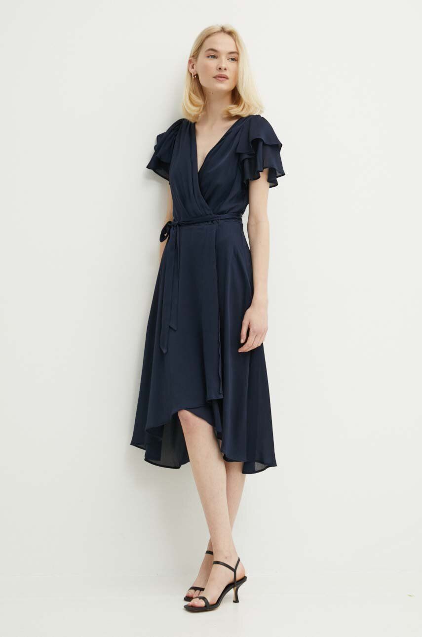 SS24-SUD0AJ-59X_F1 iny rochie culoarea albastru main, midi, evazati, DD4AQ571 - imagine 1