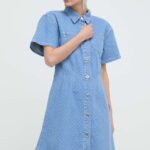 Custommade rochie jins ini, drept