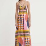 BA&SH rochie MOLLY maxi, evazati, 1E24MOLL
