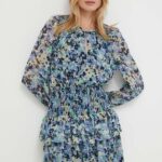 Pepe Jins rochie Coral ini, evazati