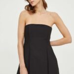 MAX&Co. rochie culoareinegru, ini, evaza??i 2416220000000