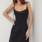 HUGO rochie culoareinegru, ini, evaza??i 50510426