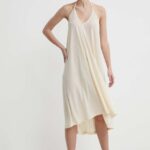Roxy rochie in amestec dein culoarea bej, ini, drept, ERJX603390