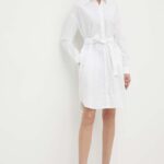 Arini Excinge rochie in bumbac culoarea alb, ini, oversize, 3DYA32in4RZ