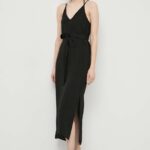 Arini Excinge rochie culoareinegru, maxi, evazati, 3DYA45in9RZ