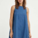 United Colors of inetin rochie in bumbacini, evazati