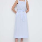 Max Mara Leisure rochie in bumbactidi, evaza??i 2416220000000