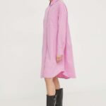 Marc O'Polo rochie culoarea roz, ini, drept