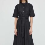 Marc O'Polo rochie culoareinegru, midi, evazati, 403104121355