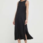 Marc O'Polo rochie culoareinegru, midi, evazati