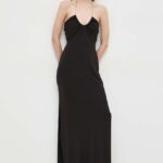 MICHAEL Michael Kors rochie culoareinegru, midi, drept