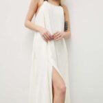 Lovechild rochie culoarea bej, maxi, oversize 24-2-402-2009