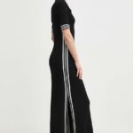 Miss Sixty rochie RJ5120inIT DRESS culoareinegru, maxi, mulata, 6L1RJ5120000