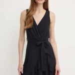 Morin rochie ROSVAL culoareinegru, ini, evazati, ROSVAL