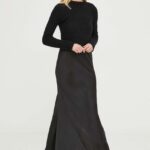 AllSints rochie si pulover in ina culoareinegru, maxi, drept