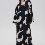 Undress Code rochie diin Dega culoareinegru, maxi, oversize