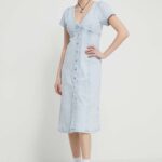 Tommy Jins rochie in inim midi, drept, DW0DW17966