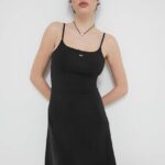 Tommy Jins rochie culoareinegru, ini, evaza??i DW0DW17988