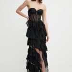 Aniye By rochie culoareinegru, maxi, evazati, 185268