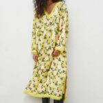 inTHE rochie culoarea galin, maxi, drept