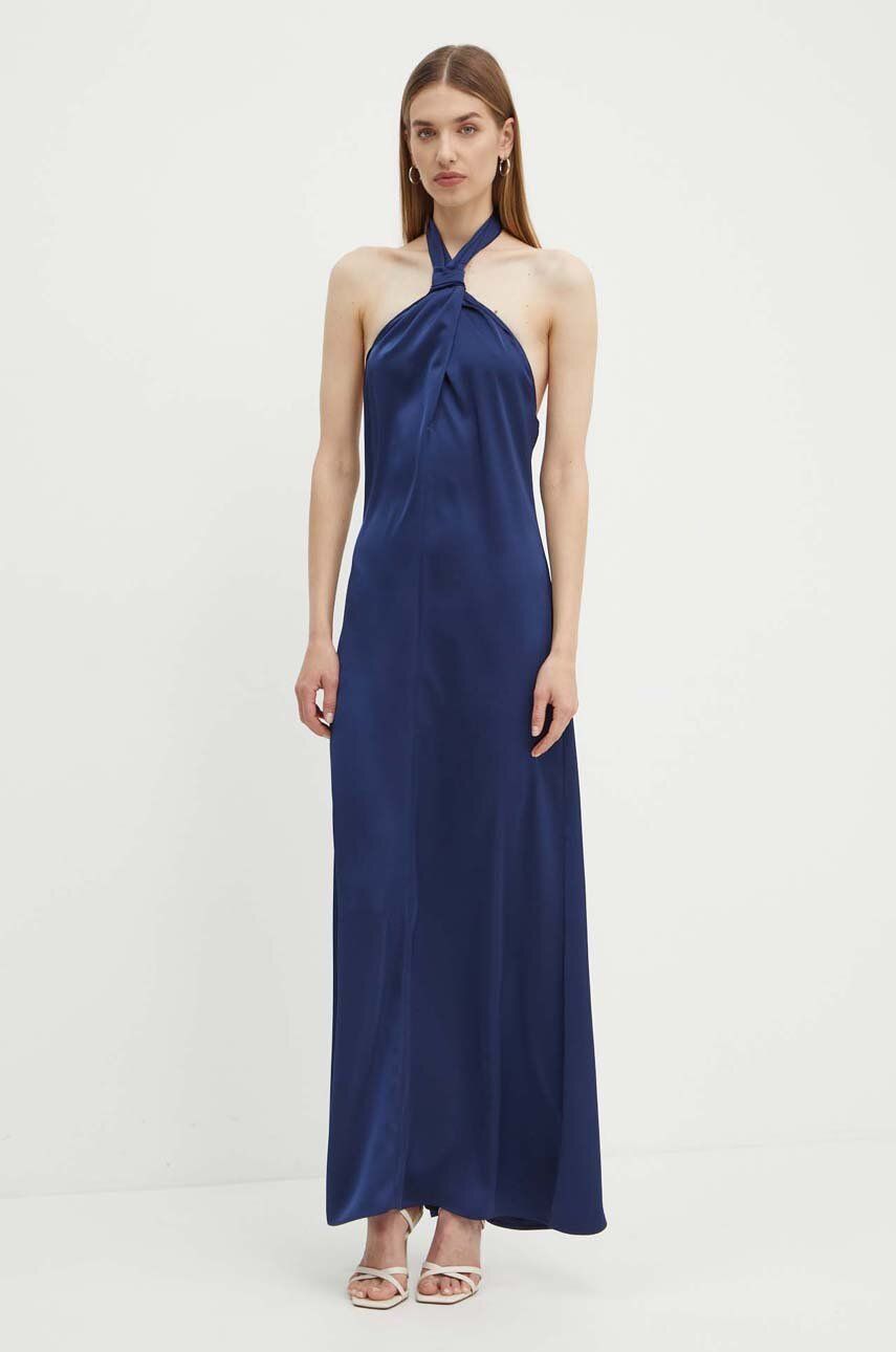 SS24-SUD24R-59X_F1 MAX&Co. rochie culoarea albastru main, maxi, evazati, 2416221064200 - imagine 1