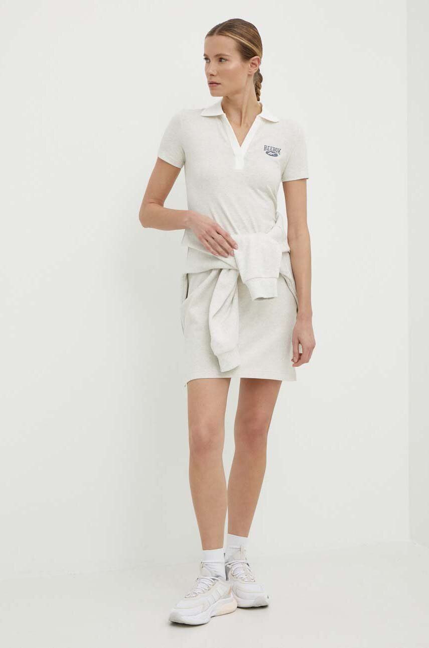 SS24-SUD25U-08X_F1 Reebok Classic rochie Archive Esintials culoarea bej, ini, mulata, 100076245 - imagine 1