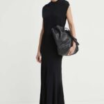 AEin rochie GULF culoareinegru, maxi, mulata, AW24RSDR501484
