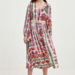 La Petite Fin??aise rochie RECUL midi, evazati