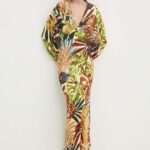 Never Fully Dressed rochie Emma culoarea verde, maxi, dreptinFDDR1519
