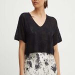 United Colors of Benetton tricou femei, culoarea negru