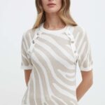 Morgan tricou MISELA culoarea bej, light, MISELA