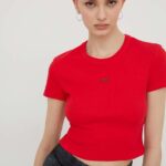 HUGO tricou femei, culoarea rosu 50508636