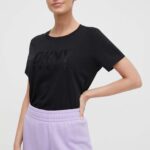 Dkny tricou femei, culoarea negru