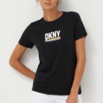 Dkny tricou femei, culoarea negru