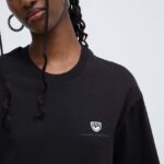 Chiara Ferragni tricou din bumbac femei, culoarea negru